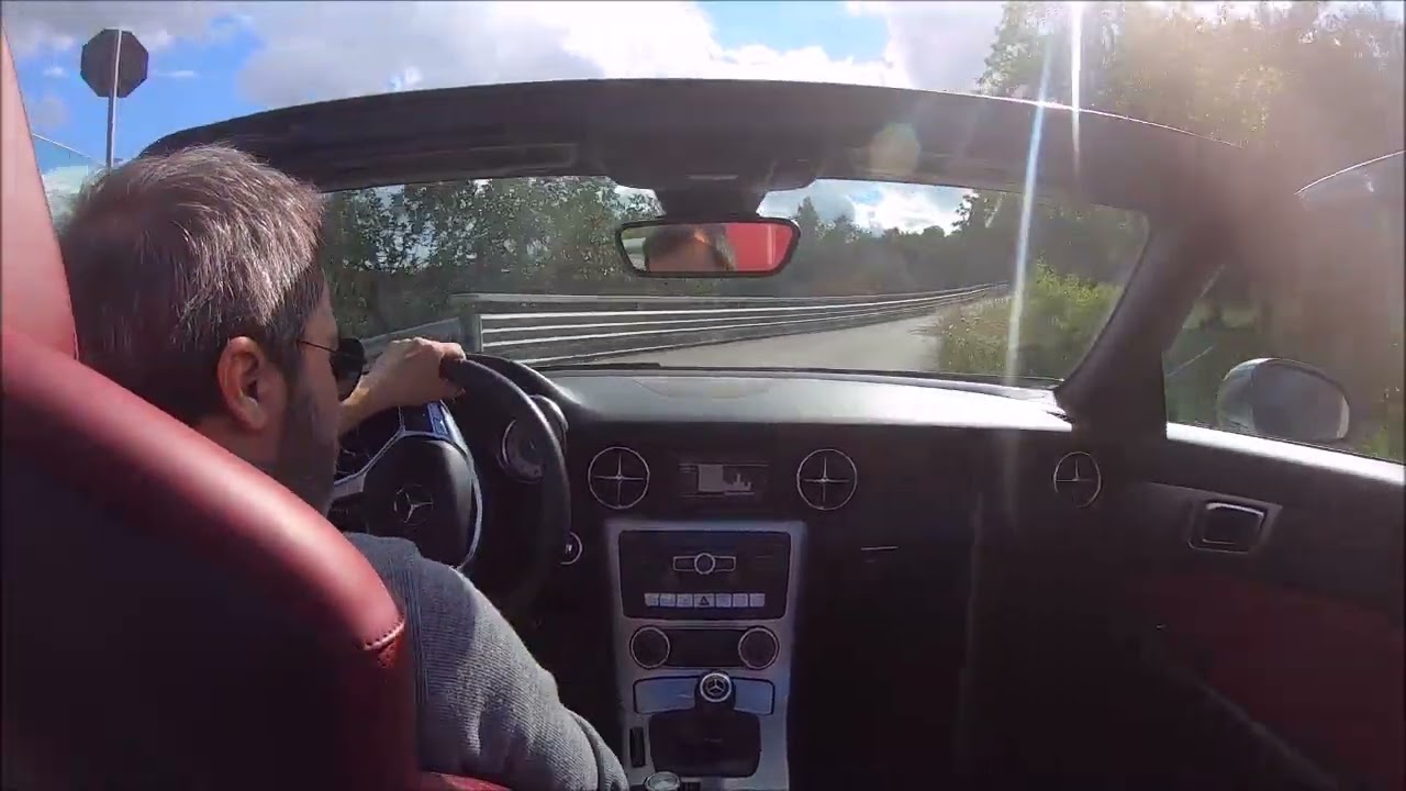 Mercedes SLK 200 Sport R172 hillclimb [ESP OFF]