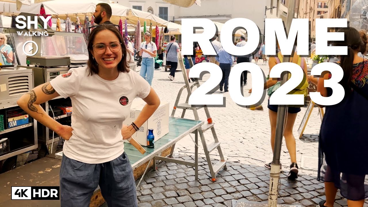 Rome Italy 2023 🇮🇹 - 4K HDR Walking Tour 60fps