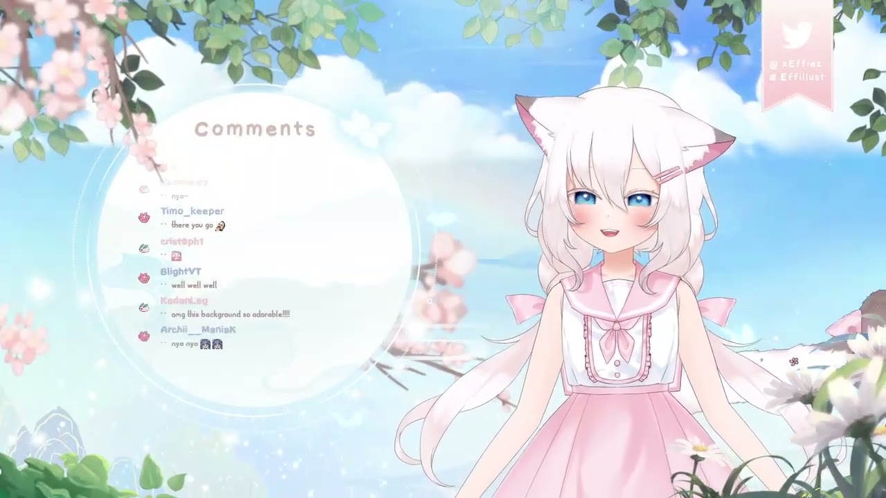 Effiez 🌸・ 2 year anniversary comfieee「 CAT VTUBER 」03/01-23