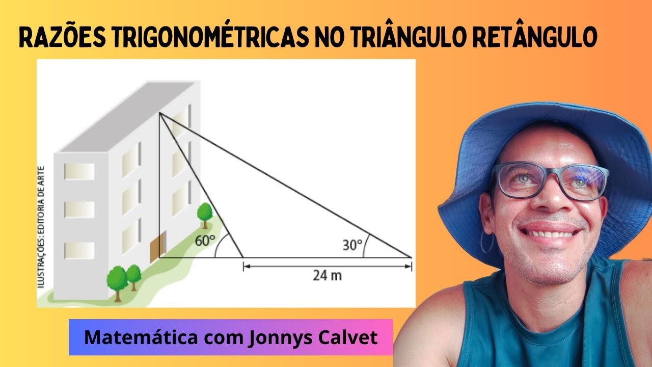 A partir de um ponto, observa-se o topo de um prédio sob um ângulo de 30°. Razões Trigonométricas