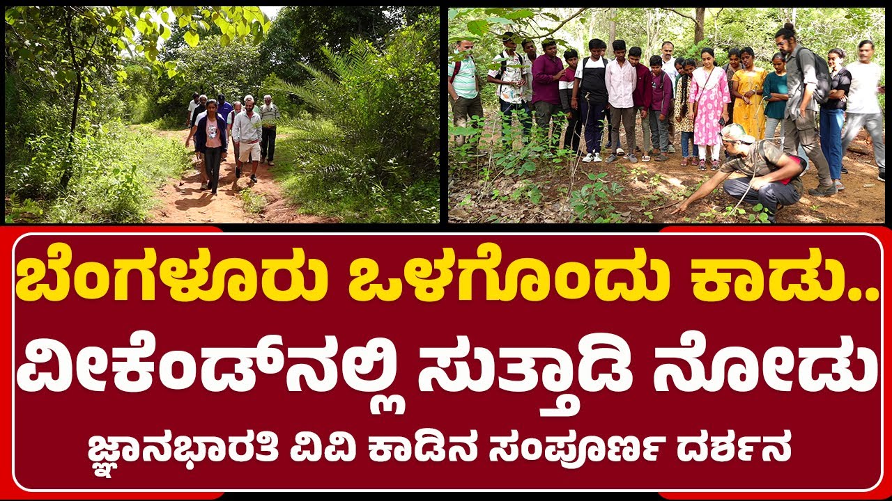 Bangalore University Bio-Park : ನೀವು ವೀಕೆಂಡ್​​​​ನಲ್ಲಿ ಸುತ್ತಾಡಬಹುದಾದ ಅದ್ಭುತ ನೇಚರ್​​​ | NatureWalk