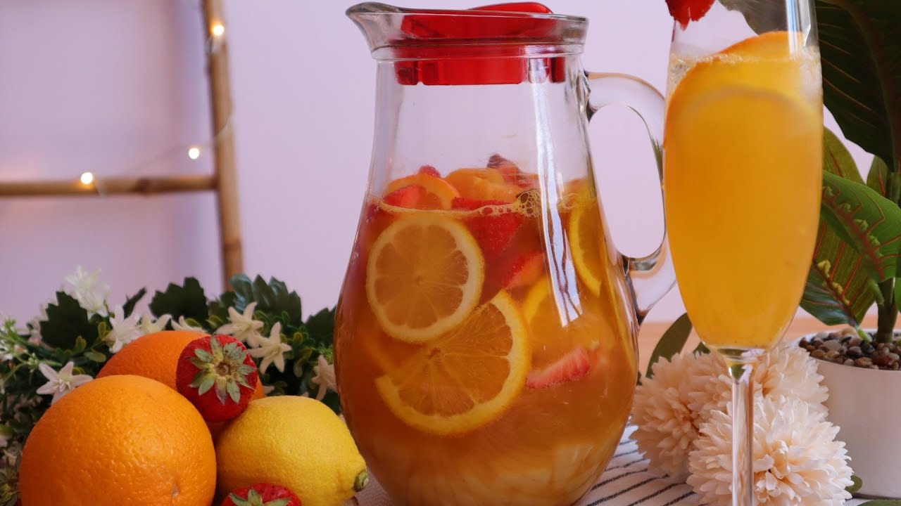 Cómo hacer SANGRÍA DE CAVA Y COINTREAU: receta fácil y refrescante🍹