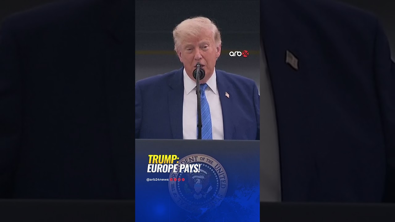 Trump says Europe must pay for military aid sent to Ukraine