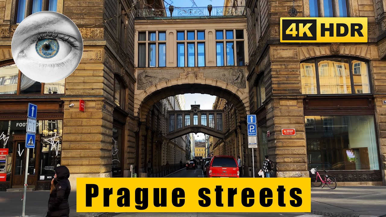 Prague (Praha) old town streets walk 4k HDR Czech Republic 🇨🇿 ASMR