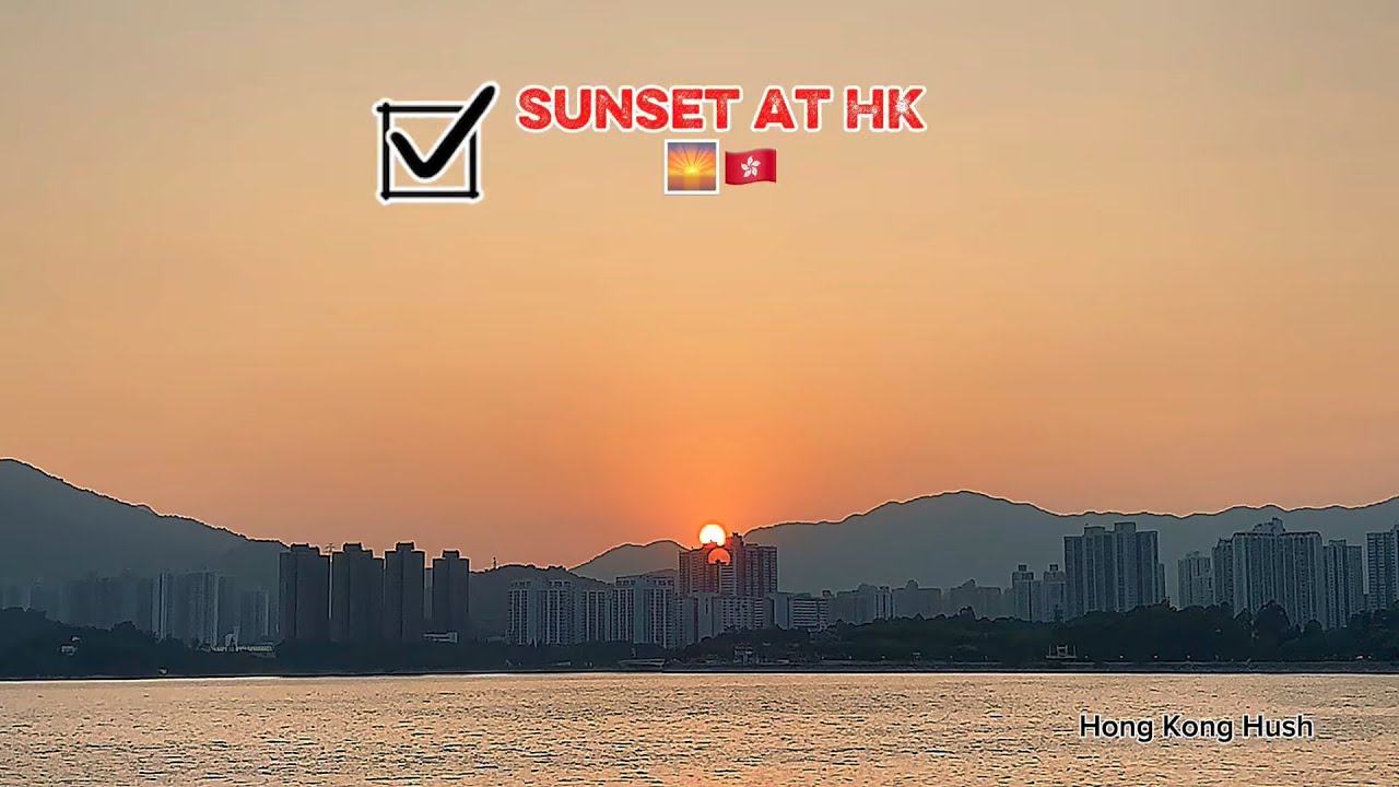 Epic Hong Kong Sunset Timelapse| Tai Po Tai Mei Tuk 2026 🇭🇰❤️