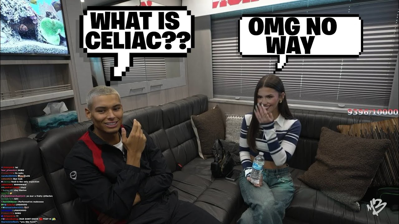 Leah Halton Makes Fun Of Marlon For Not Knowing What Celiac Disease Is...