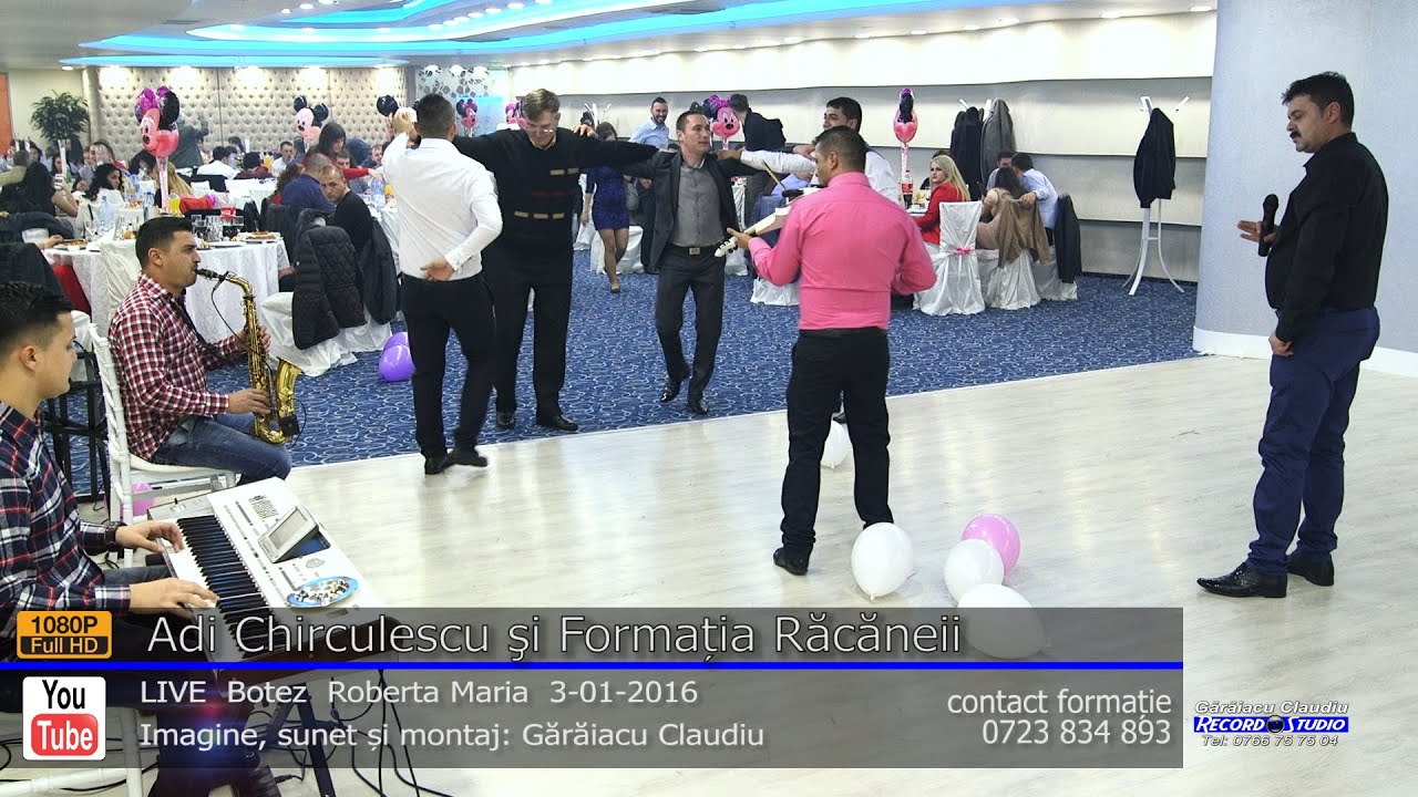 Adi Chirculescu & Formatia Racaneii | SARBA - Lele Doamne ce dor duc || LIVE Botez Roberta Maria