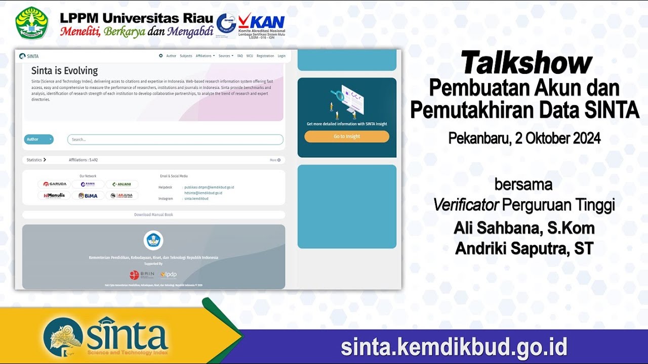 Talkshow SINTA 2024