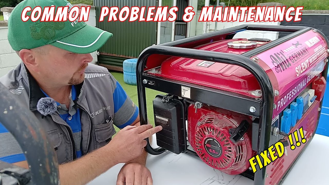 How to fix it!  Generator problems and maintenance.