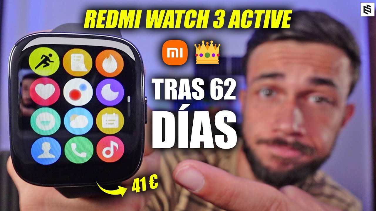 REY CALIDAD PRECIO!👑REDMI WATCH 3 ACTIVE review TRAS 62 días