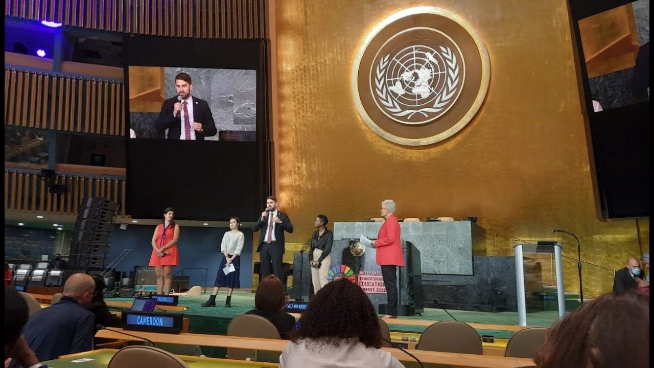 Sebastian Berger (GSF) -  Transforming Education Summit, United Nations General Assembly 2022