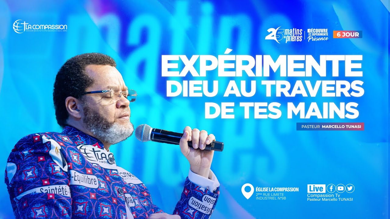 EXP&Eacute;RIMENTE DIEU AU TRAVERS DE TES MAINS &bull; PAST MARCELLO TUNASI | Cons&eacute;cration Des Past&bull; 23||08||25