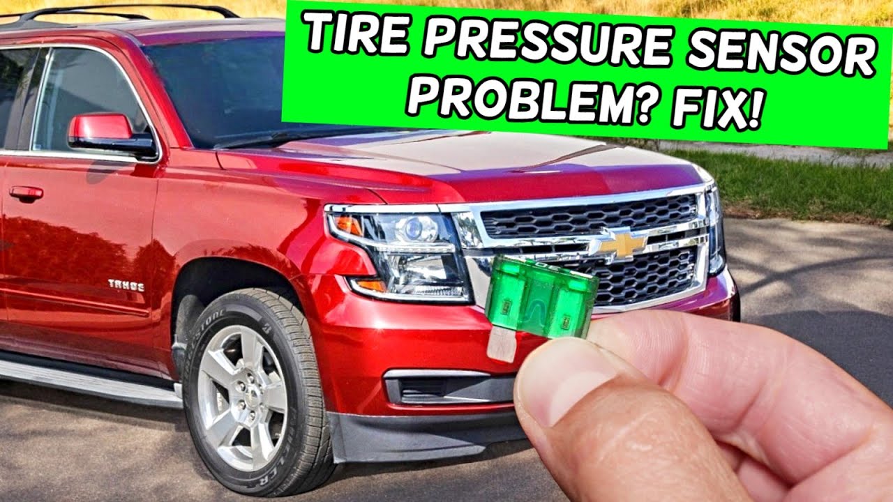 Tire Pressure Monitor System Sensor Not Working Chevrolet Tahoe Chevy Suburban 2014 2015 2016 2017 2