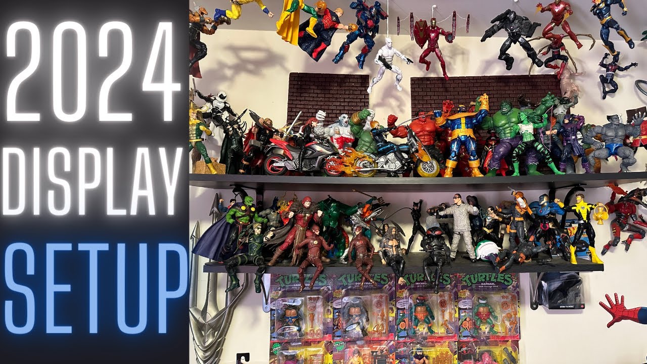 My 2024 (Mostly) Marvel Legends Display Setup!