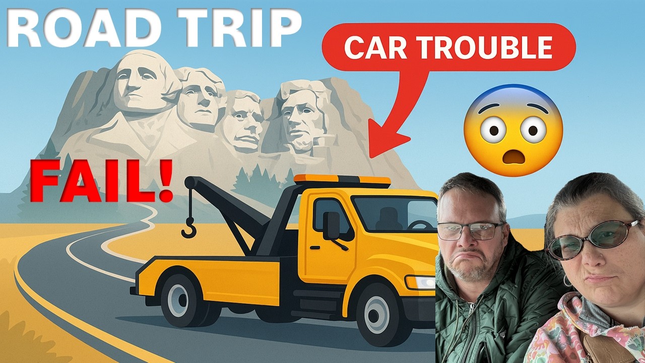 Our South Dakota Road Trip FAILED 😳 | Car Trouble in Minnesota (Mount Rushmore Trip Gone Wrong)