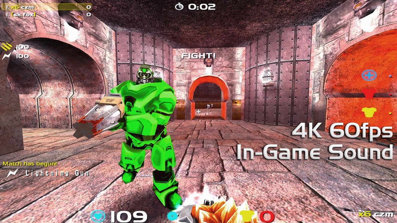 CZM vs Fox - ESWC 2005 Semi Final (No Casting) - Quake3 Duel Tournament 4k 60fps