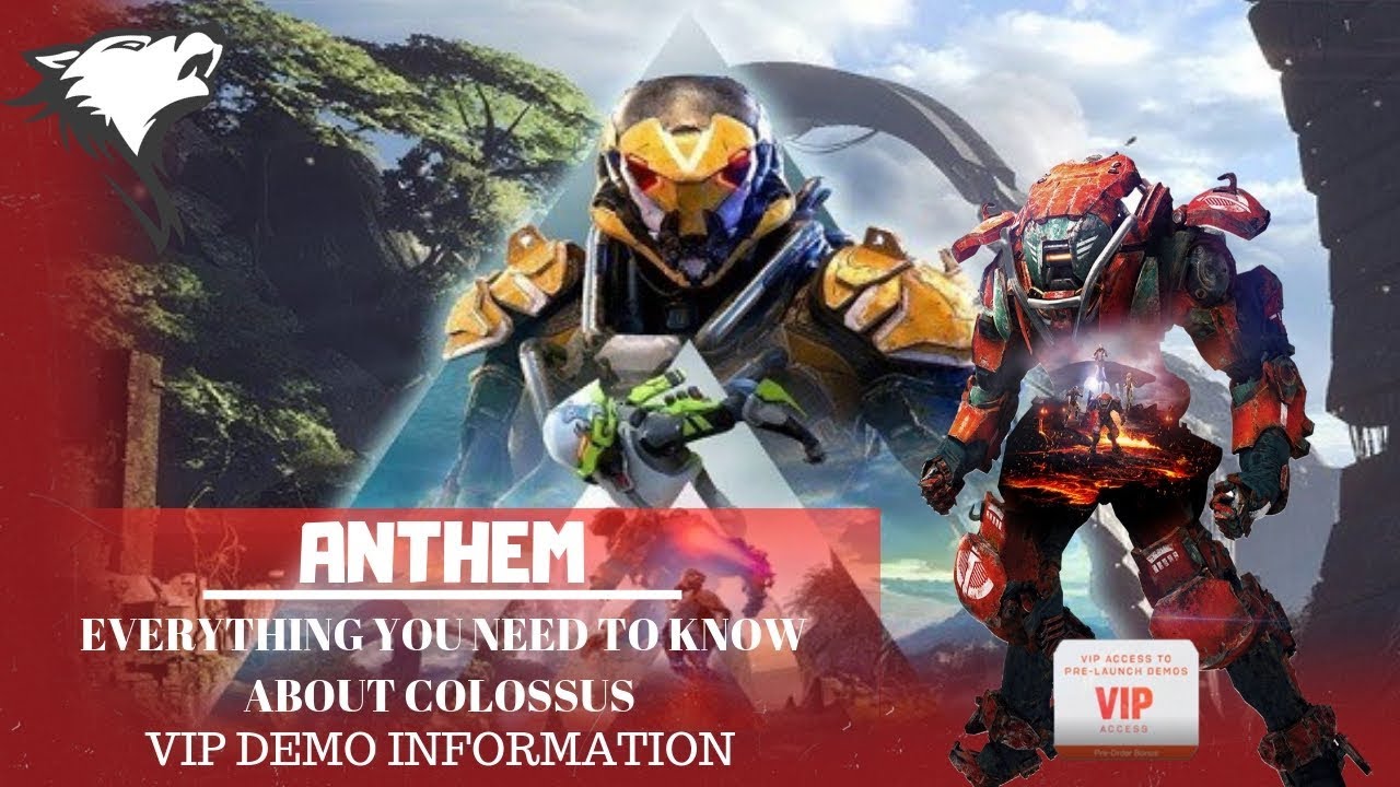 [ANTHEM] Vip Demo Information || Colossus Break Down || THIS IS THE BEST JAVELIN