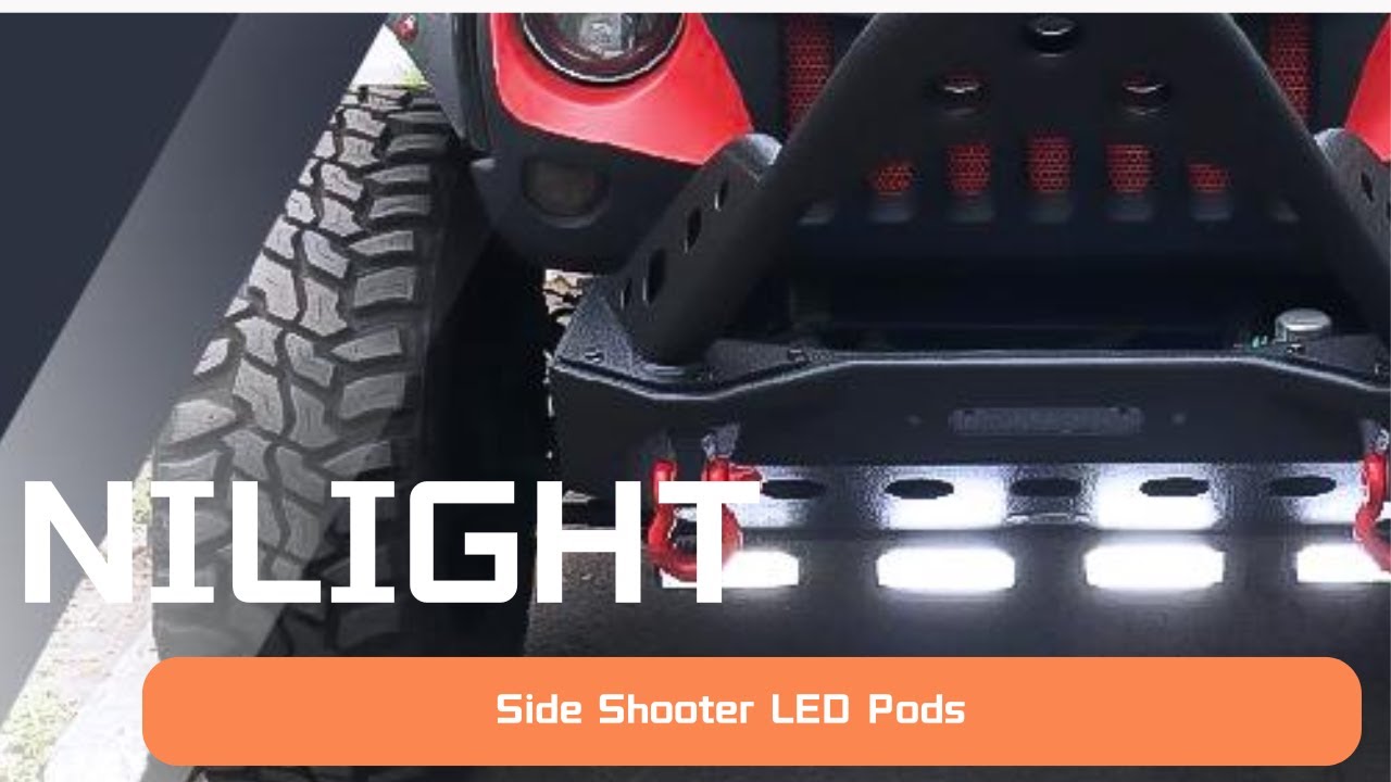 🔧 Nilight Side Shooter LED Pods | Wide-Angle Visibility & Feature Overview