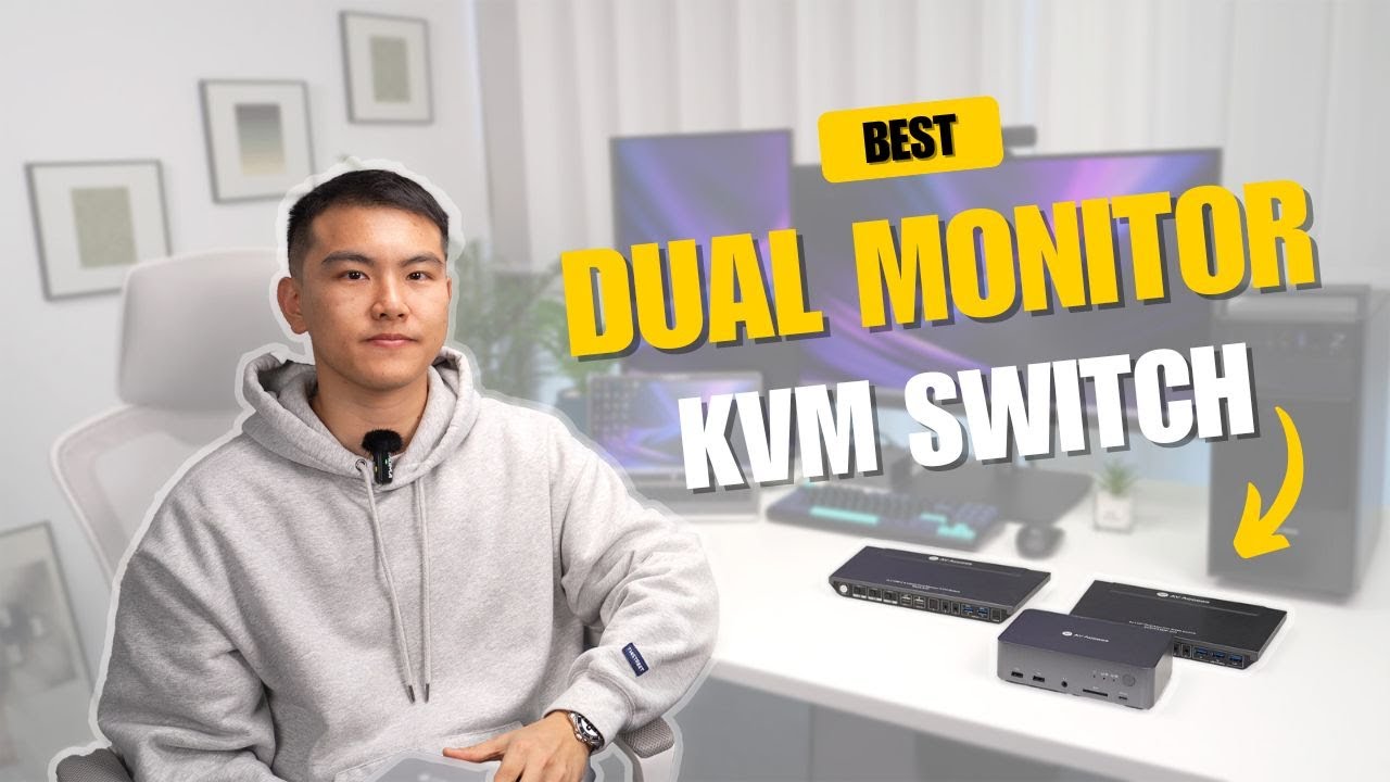 Best KVM Switches For Dual Monitors Setup #dualmonitorkvmswitch