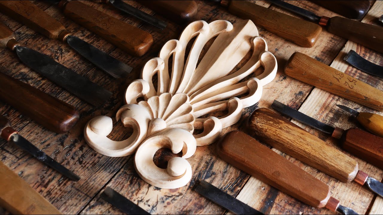 Ornament. Wood carving