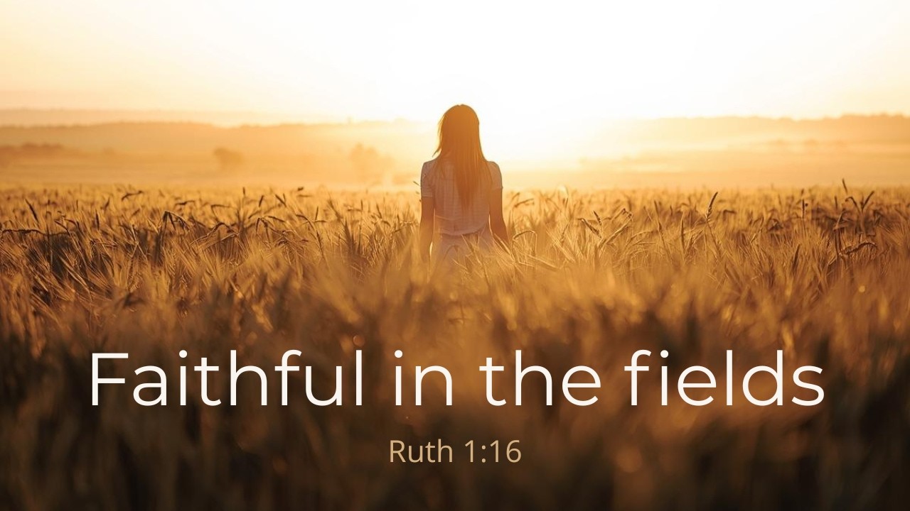 Faithful in the fields | Country Worship Song | Lyric Video | Faith-filled Notes