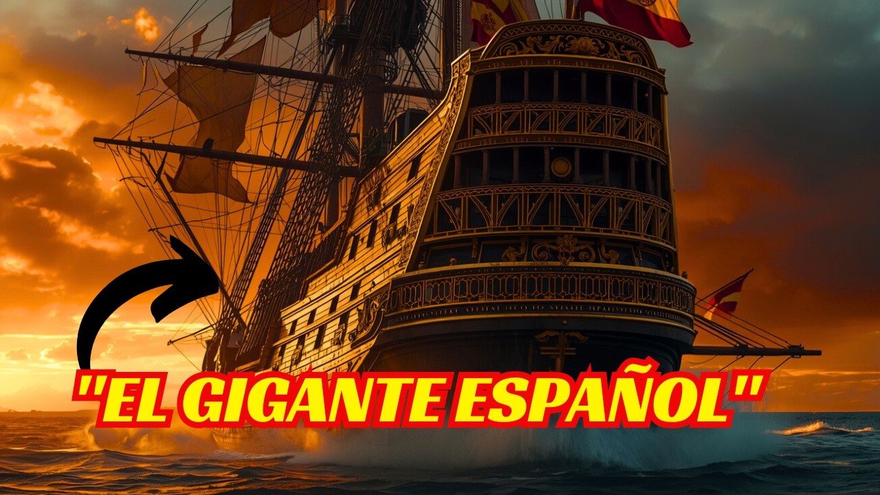 EL BARCO MÁS GRANDE JAMÁS CONSTRUIDO POR ESPAÑA: El Gigante de 140 Cañones