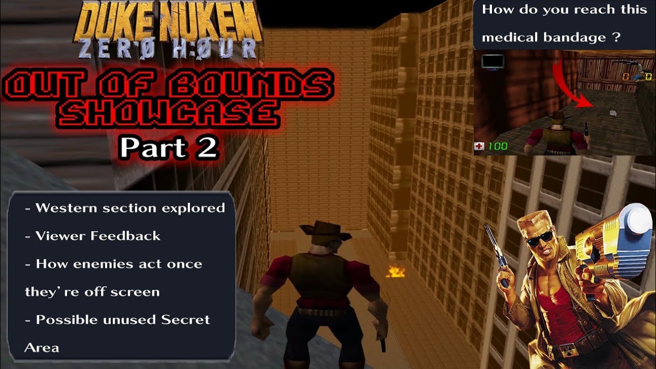 Duke Nukem Zero Hour - Out of Bounds Showcase Part 2