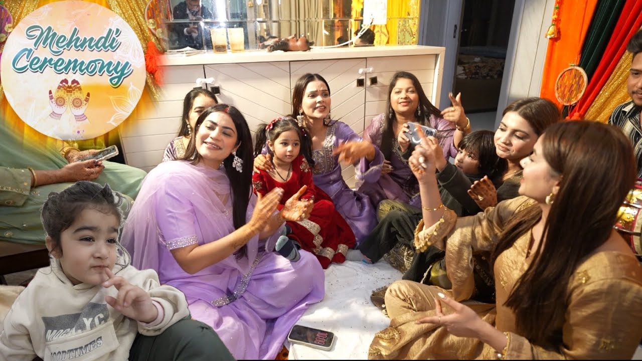 Payal Bhabhi K Lagai Mehndi Baby Shower Pe || Dhanda Vlogs1 