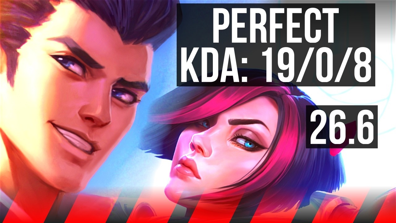 JAYCE vs FIORA (TOP) | Perfect KDA: 19/0/8 | EUW Challenger | 26.6