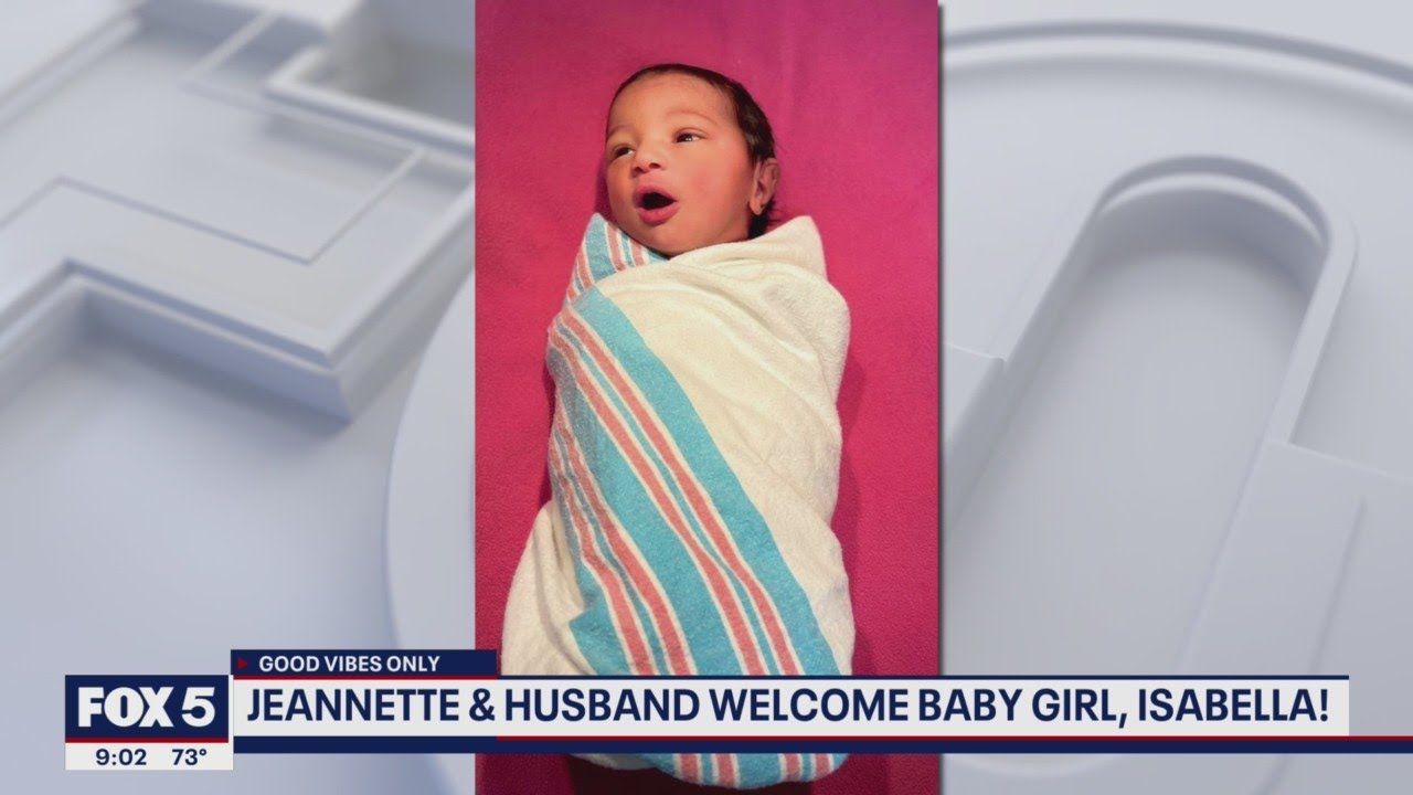 Jeannette Reyes and husband Robert welcome baby girl! | FOX 5 DC