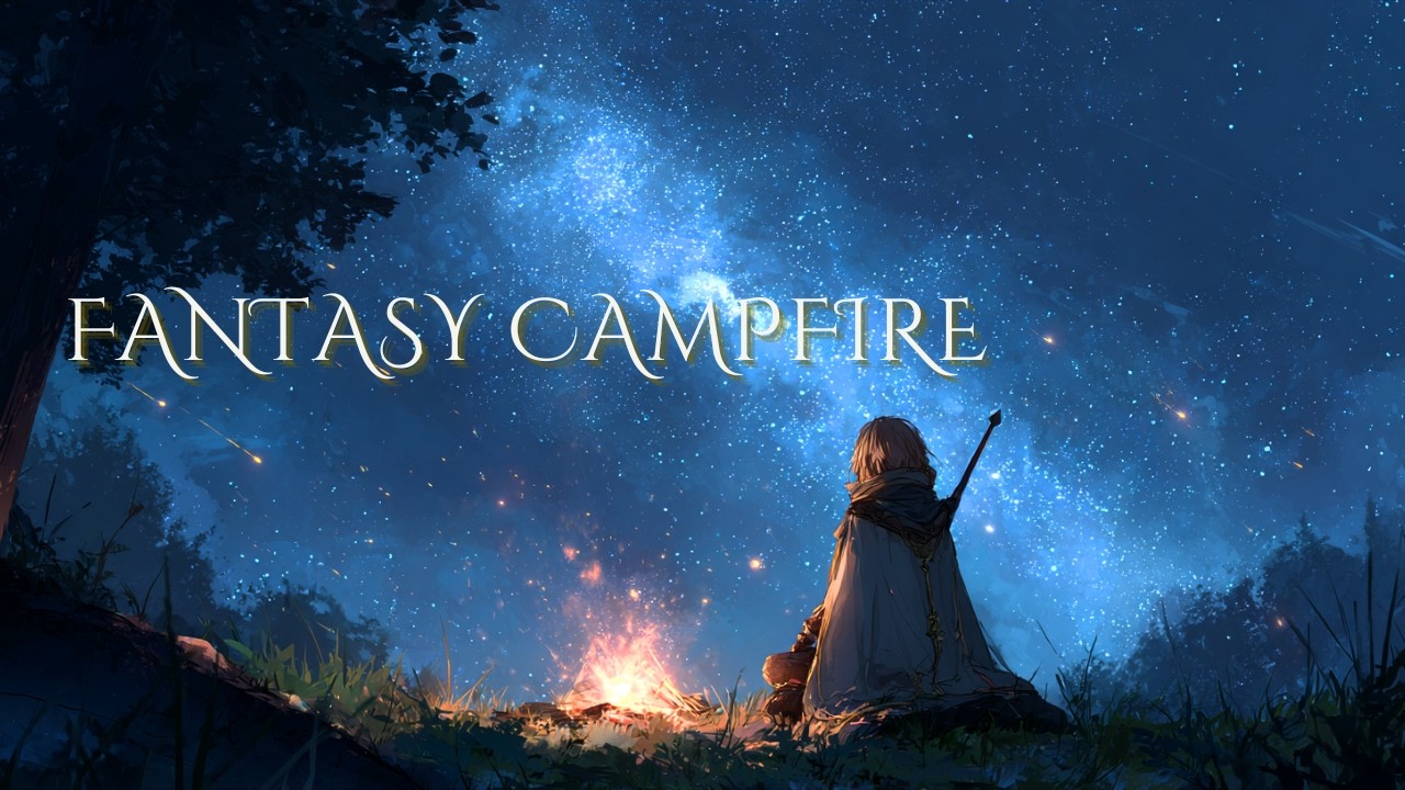 【Celtic Music】星空の森の焚き火 – Fantasy Campfire Under the Stars | Fantasy Celtic Ambient