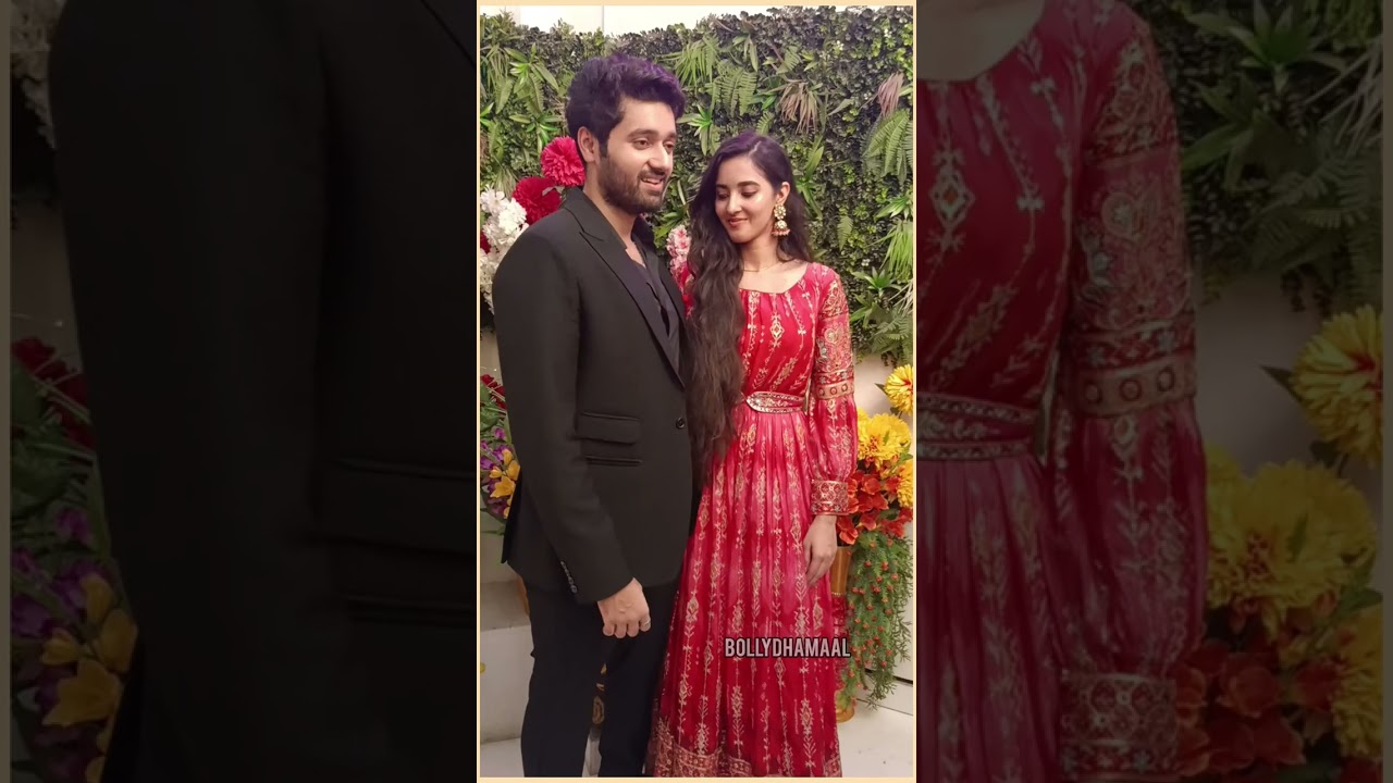 Gadar2 Cast Utkarsh Sharma,Simrat Kaur Lovely Moment At Gadar2 Success party
