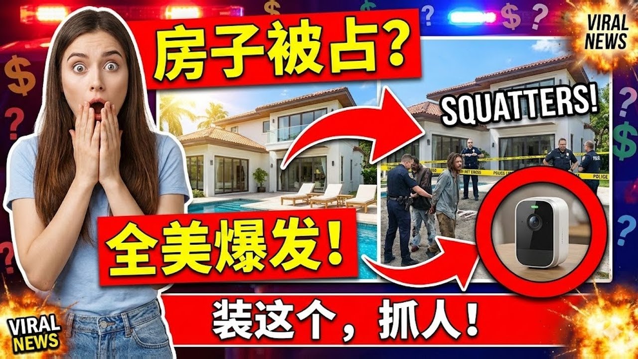 房子空着度假回来变别人的？全美“擅自占屋”大爆发！只要家里装了这个，警察就能立马抓人！