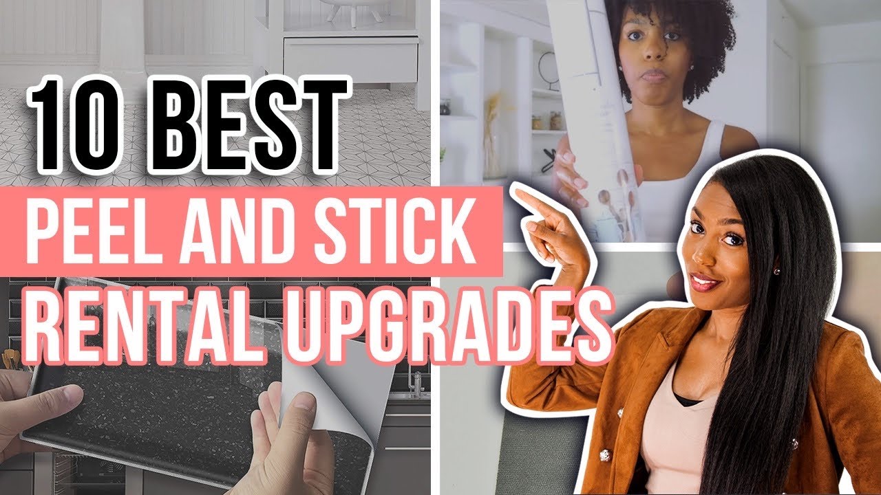 10 Renter Friendly Peel & Stick Products YOU NEED! | REMOVABLE UPGRADES!