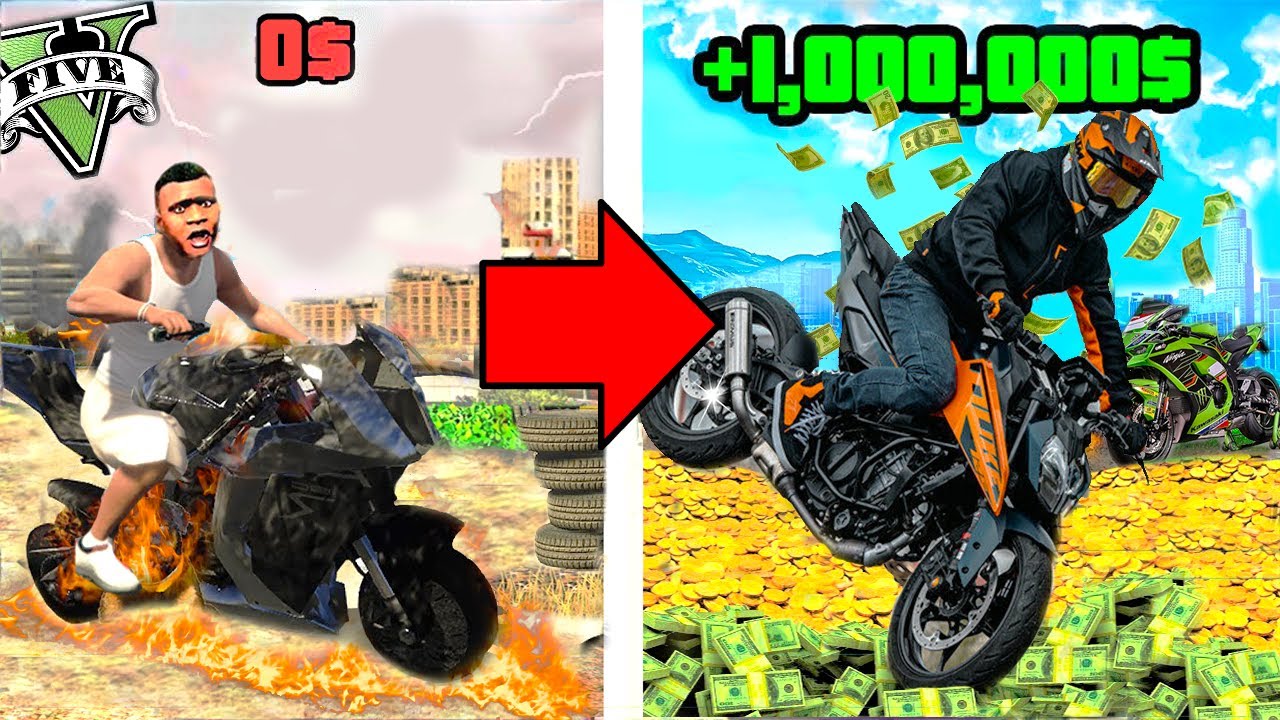 ME CONVIERTO EN EL LADRÓN MÁS MILLONARIO DE MOTOS EN GTA5
