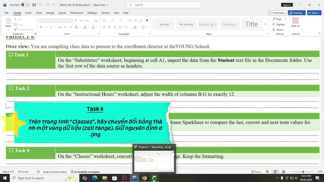 Project 4 - Mocktest 1