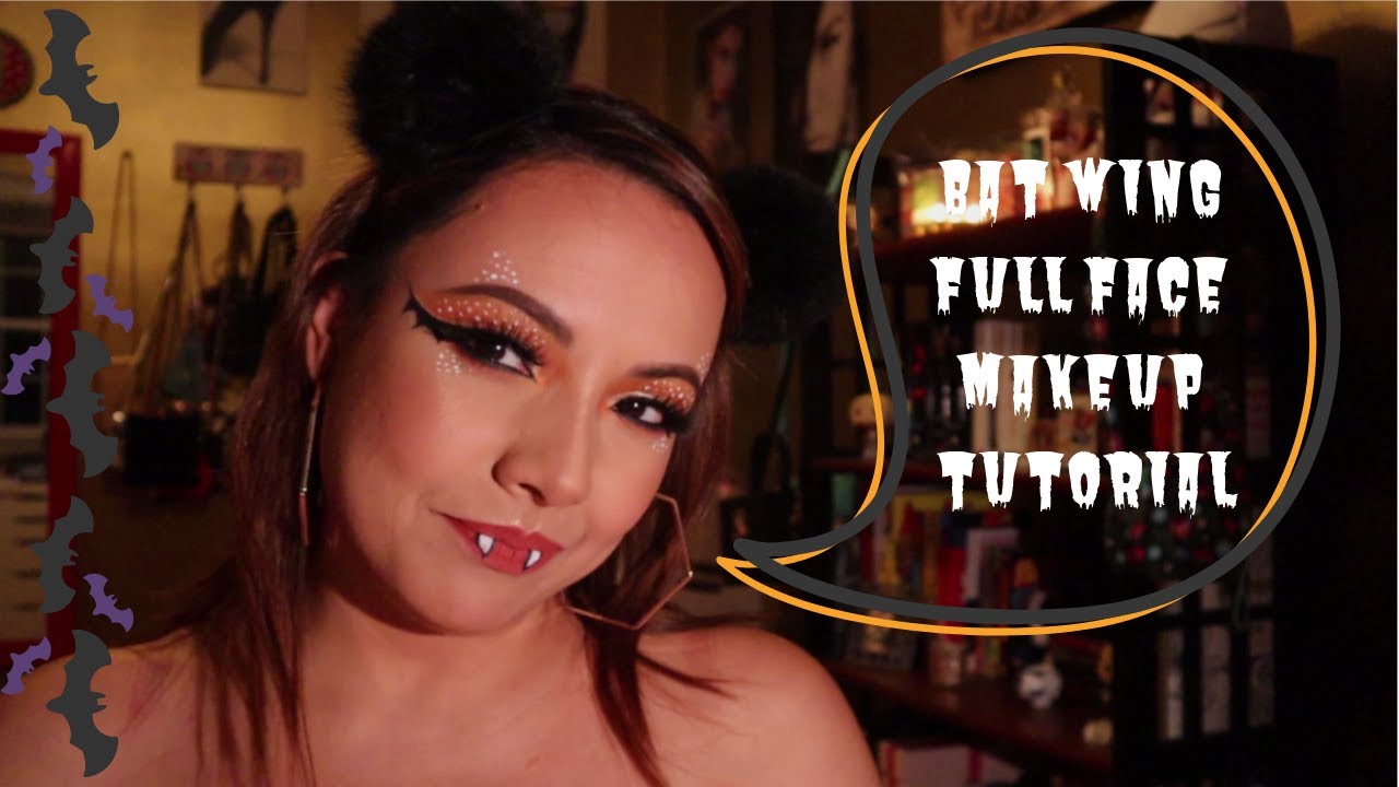 Bat-Wing Full Face Makeup - Talk Through Tutorial