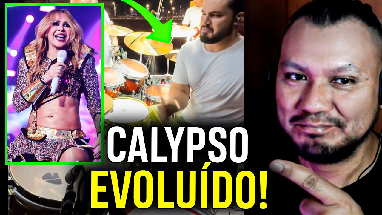 Esse Baterista da JOELMA aplica técnicas muito avaçada no calypso - INSANO