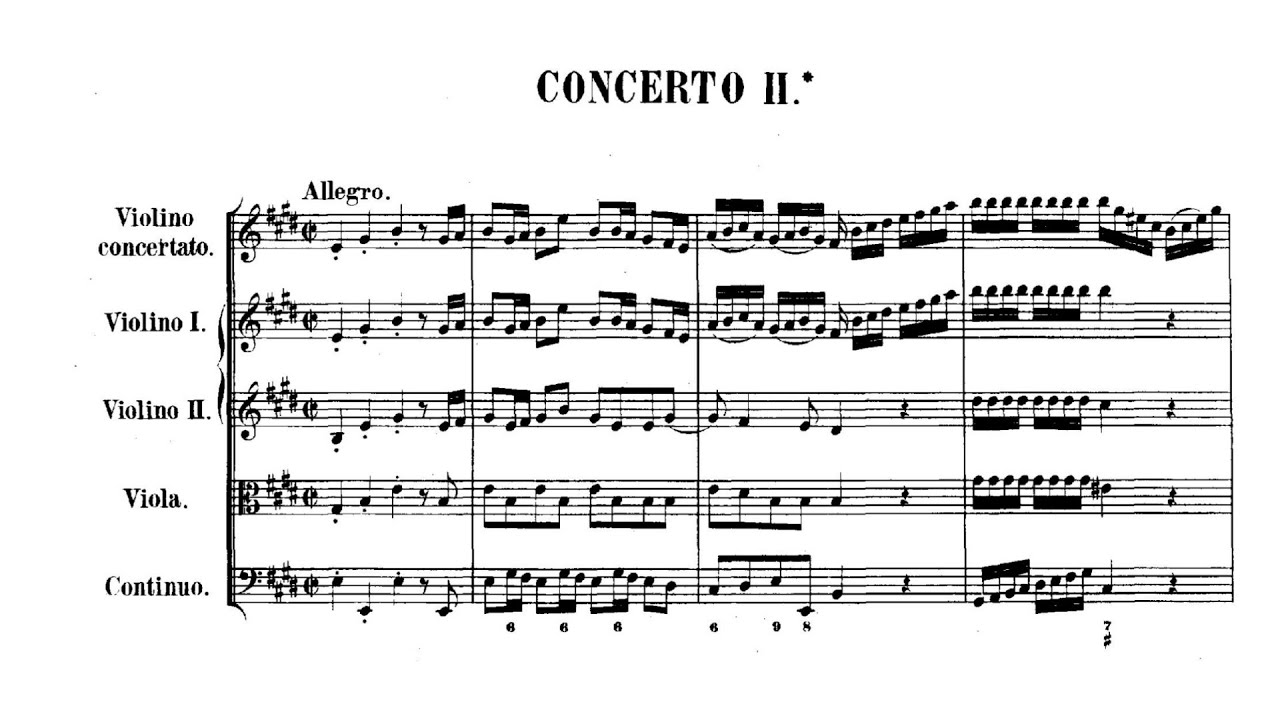 Bach: Violin Concerto No. 2 in E major, BWV 1042