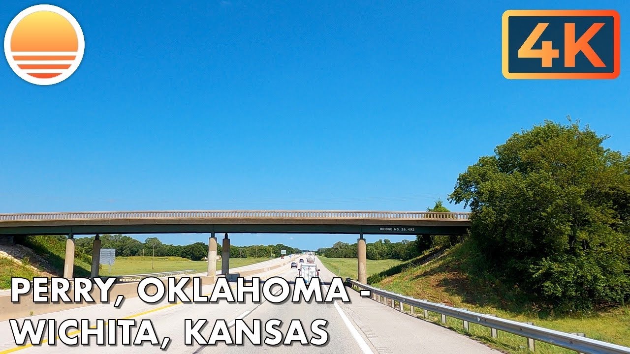 Perry, Oklahoma to Wichita, Kansas!  Drive with me!