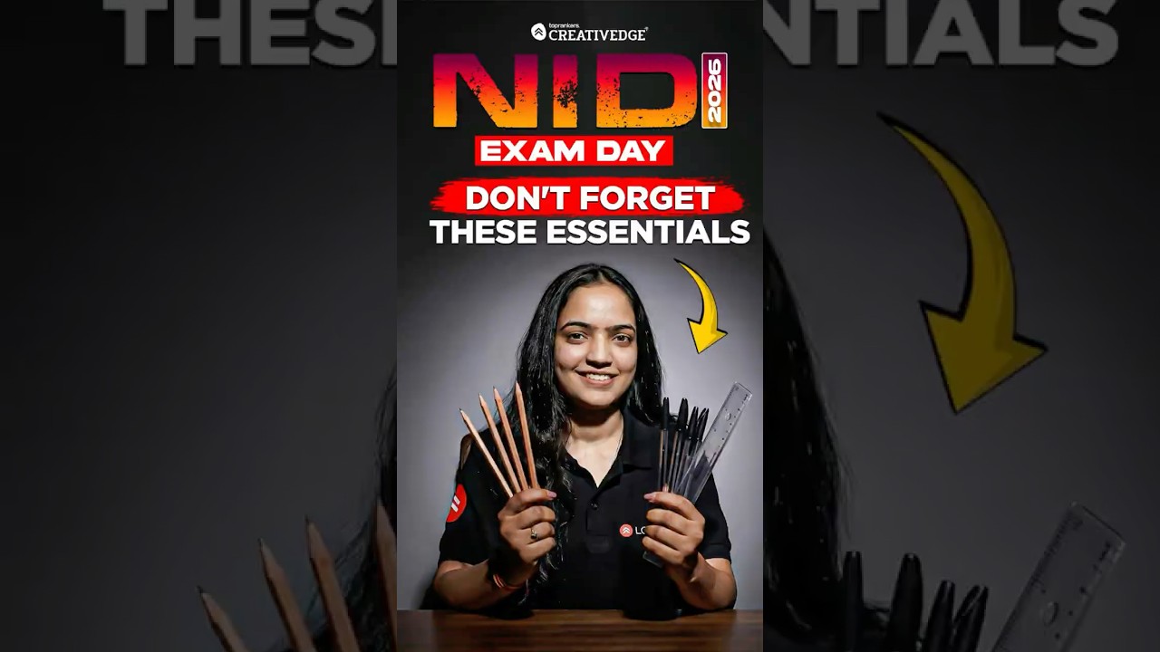 NID 2026 Exam Day Checklist: Must-Have Items & What to Avoid 🔎 | Don't Miss This ⚠️