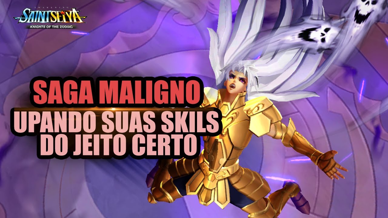 UPANDO as skils do SAGA MALIGNO - Saint Seiya Awakening