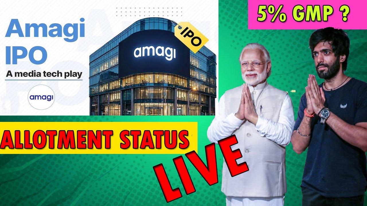 LIVE Amagi Media Labs IPO Allotment Status Today | IPO Review by Sunny