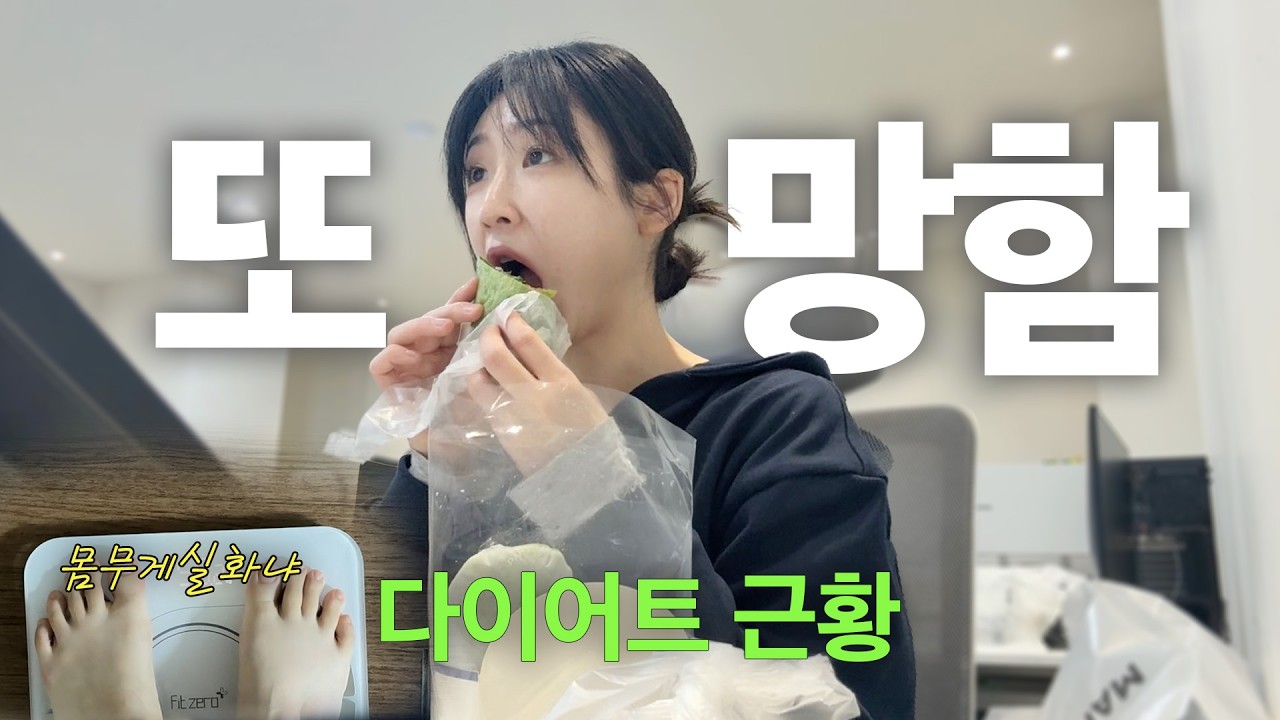 30대 직장인 브이로그 | 다이어트 근황💥 또 망함? 실패는 성공의 밑거름.., 그래도 회사는 가야지, 현실적 일상 vlog