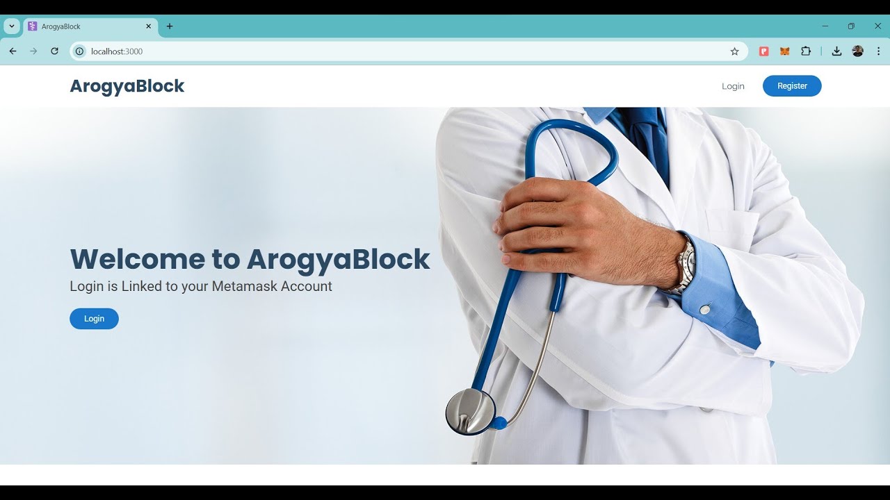 Smart Healthcare Management System with Blockchain 🔐 | Ethereum, IPFS, Metamask | Kaustubh Bhavsar 💻