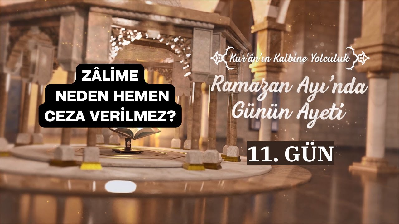 Zalimleri Bekleyen Acı Son | Ramazan 11 | Ramazan 2024 | Prof. Dr. Muhittin Akgül