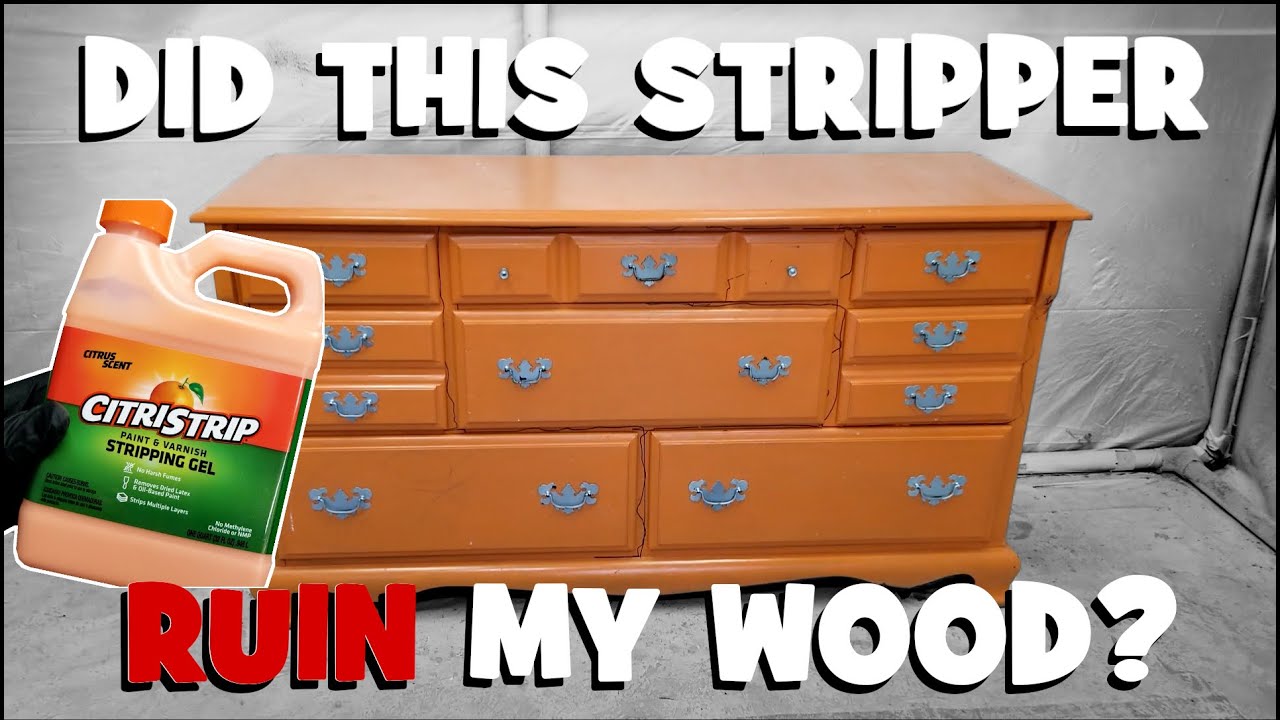 Citristrip Stripper Ruined This Furniture Project
