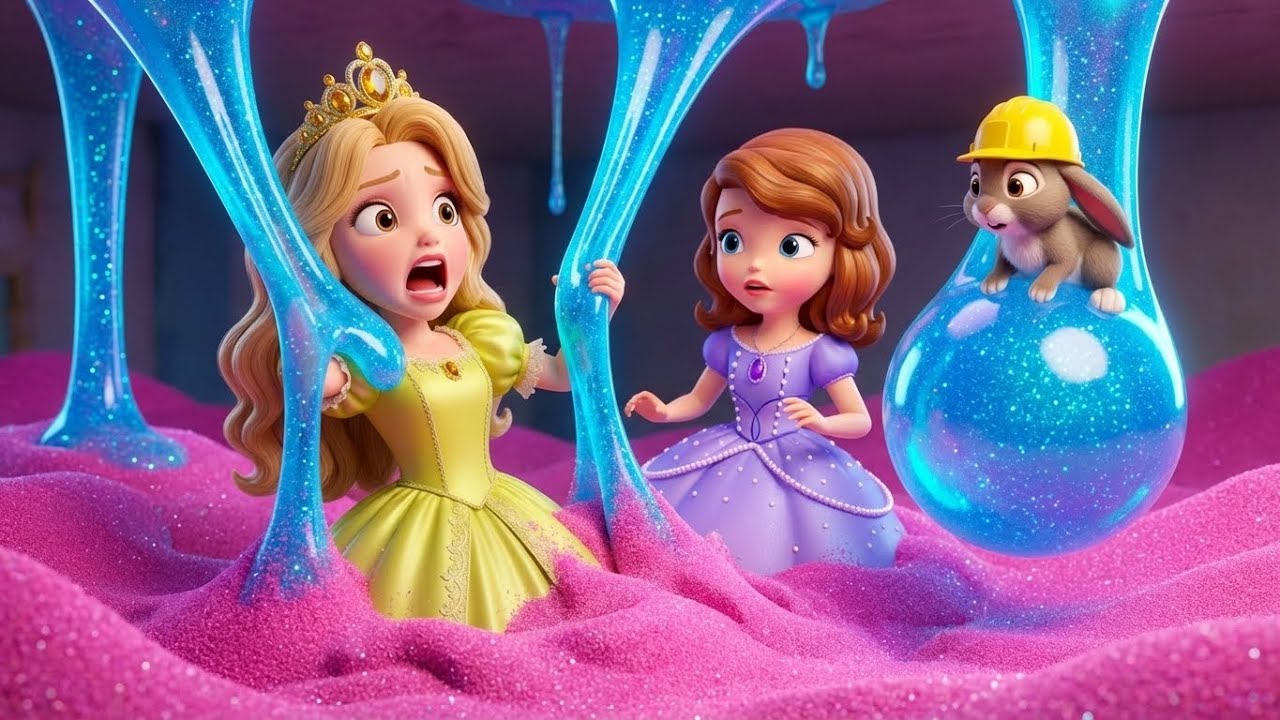 Sofia the First: SLIME MESS vs PRINCESS AMBER! 🟢 Sofia’s Silly Trap | Sofia the First Animation
