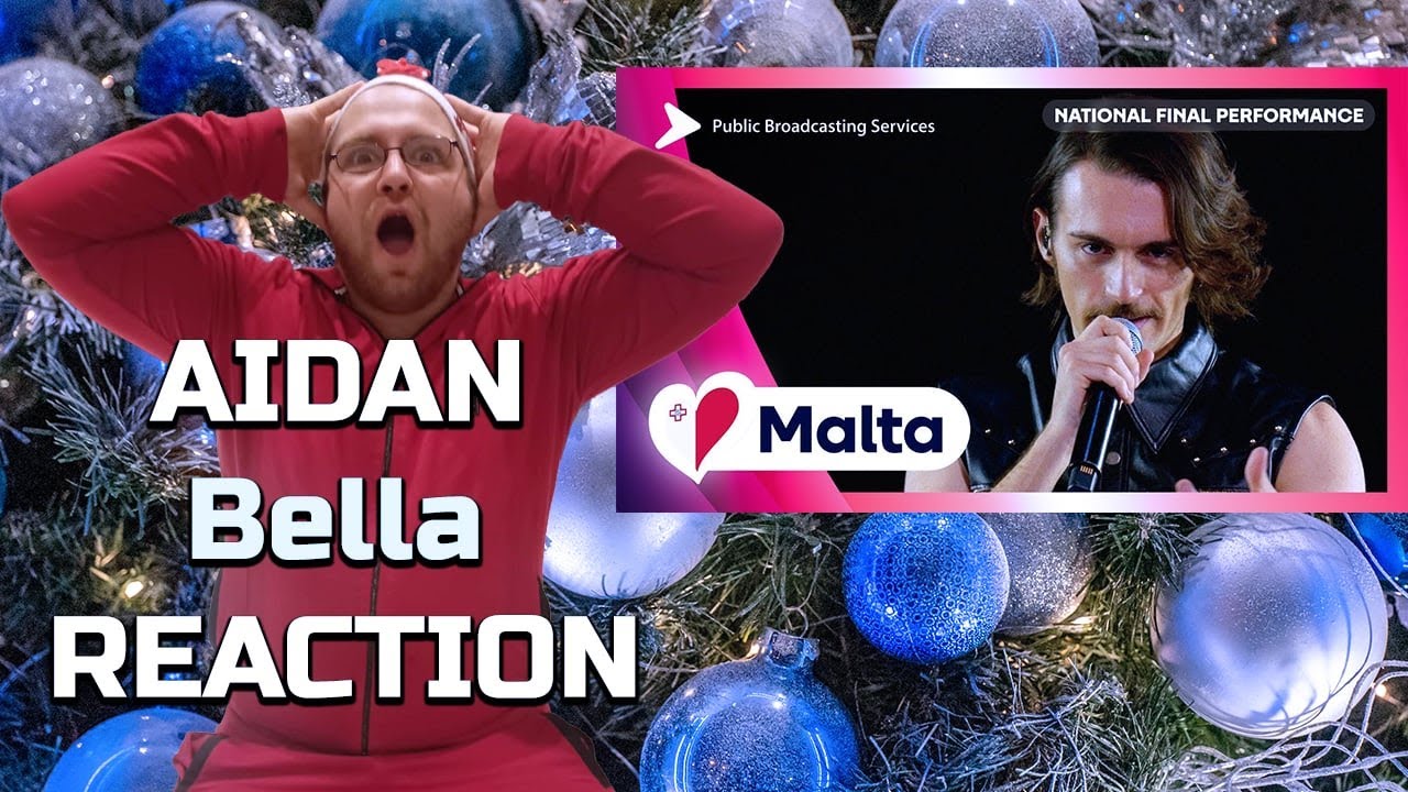 🎤AIDAN - Bella | Malta 🇲🇹 | National Final Performance | #Eurovision2026-|REACTION🎤
