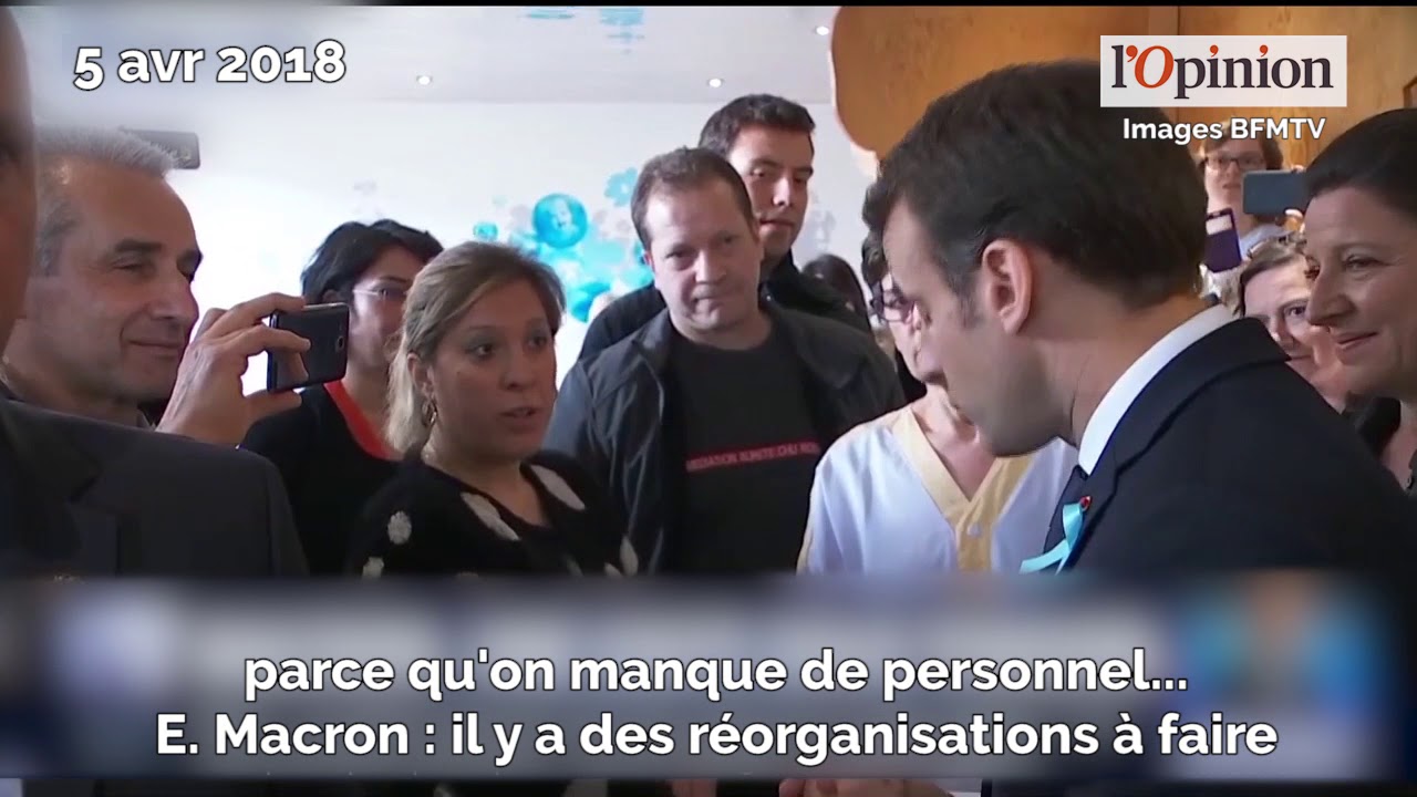 Tête-à-tête tendu entre Emmanuel Macron et deux infirmières de l'hôpital de Rouen